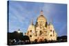 Sacre Coeur Basilica, Montmartre, Paris, France, Europe-Christian Kober-Stretched Canvas