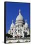 Sacre Coeur Basilica on Montmartre, Paris, France, Europe-Hans-Peter Merten-Framed Stretched Canvas