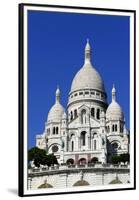 Sacre Coeur Basilica on Montmartre, Paris, France, Europe-Hans-Peter Merten-Framed Premium Photographic Print