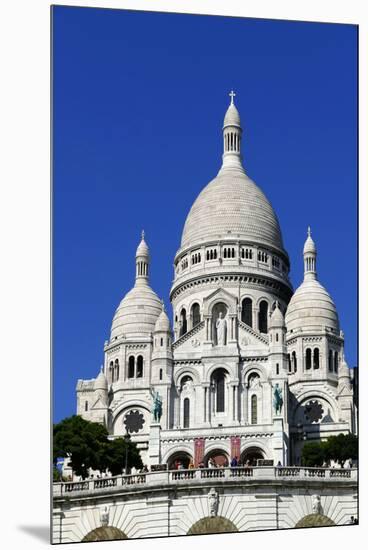 Sacre Coeur Basilica on Montmartre, Paris, France, Europe-Hans-Peter Merten-Mounted Premium Photographic Print