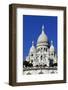 Sacre Coeur Basilica on Montmartre, Paris, France, Europe-Hans-Peter Merten-Framed Photographic Print