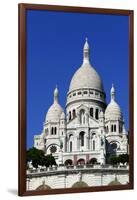 Sacre Coeur Basilica on Montmartre, Paris, France, Europe-Hans-Peter Merten-Framed Photographic Print