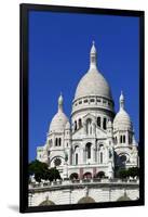 Sacre Coeur Basilica on Montmartre, Paris, France, Europe-Hans-Peter Merten-Framed Photographic Print