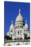Sacre Coeur Basilica on Montmartre, Paris, France, Europe-Hans-Peter Merten-Stretched Canvas