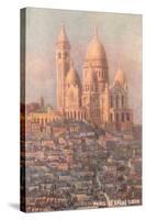 Sacre Coeur Basilica, Paris, France-null-Stretched Canvas