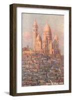 Sacre Coeur Basilica, Paris, France-null-Framed Art Print