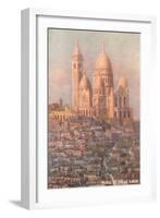 Sacre Coeur Basilica, Paris, France-null-Framed Art Print