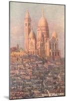 Sacre Coeur Basilica, Paris, France-null-Mounted Art Print