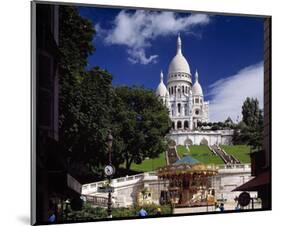 Sacre Coeur Basilica , Paris-null-Mounted Art Print