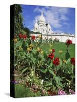 Sacre Coeur Cathedral, Paris, France, Europe-Richard Nebesky-Stretched Canvas