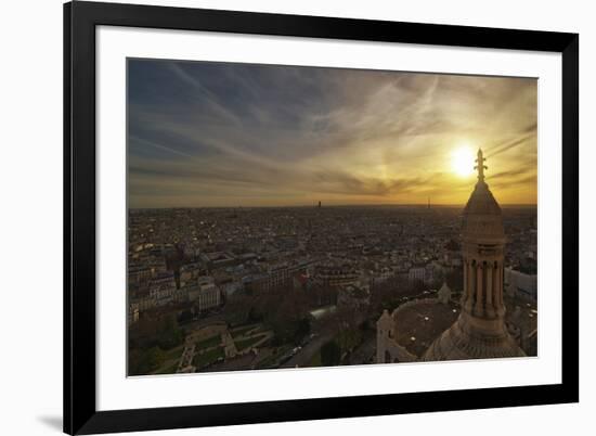 Sacré Coeur, Church, Paris, France-Sebastien Lory-Framed Photographic Print