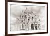 Sacre-Coeur III-Cora Niele-Framed Giclee Print