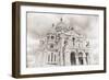 Sacre-Coeur III-Cora Niele-Framed Giclee Print