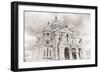 Sacre-Coeur III-Cora Niele-Framed Giclee Print