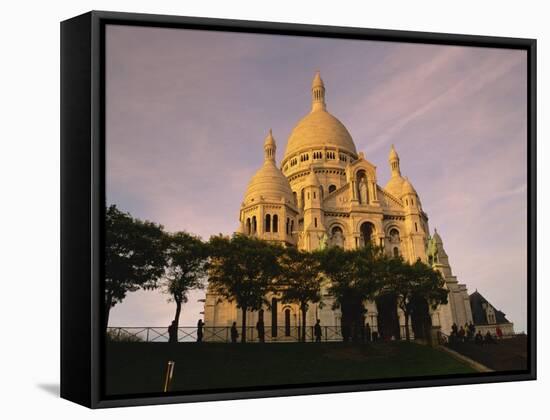 Sacre Coeur, Montmartre, Paris, France, Europe-David Hughes-Framed Stretched Canvas