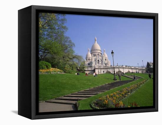 Sacre Coeur, Montmartre, Paris, France, Europe-Rainford Roy-Framed Stretched Canvas