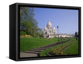 Sacre Coeur, Montmartre, Paris, France, Europe-Rainford Roy-Framed Stretched Canvas