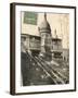 Sacre Coeur, Montmartre, with the Funiculaire-null-Framed Photographic Print