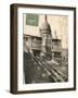 Sacre Coeur, Montmartre, with the Funiculaire-null-Framed Photographic Print