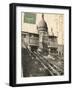 Sacre Coeur, Montmartre, with the Funiculaire-null-Framed Photographic Print