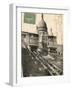 Sacre Coeur, Montmartre, with the Funiculaire-null-Framed Photographic Print