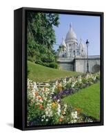 Sacre Coeur, Paris, France, Europe-Hans Peter Merten-Framed Stretched Canvas