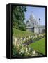 Sacre Coeur, Paris, France, Europe-Hans Peter Merten-Framed Stretched Canvas