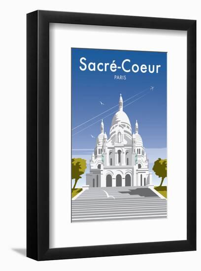 Sacre Coure - Dave Thompson Contemporary Travel Print-Dave Thompson-Framed Giclee Print