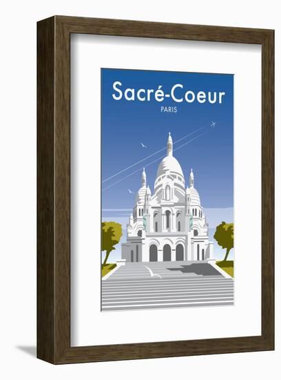 Sacre Coure - Dave Thompson Contemporary Travel Print-Dave Thompson-Framed Giclee Print