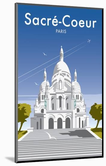 Sacre Coure - Dave Thompson Contemporary Travel Print-Dave Thompson-Mounted Giclee Print