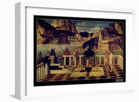 Sacred Allegory, c.1487-Giovanni Bellini-Framed Giclee Print