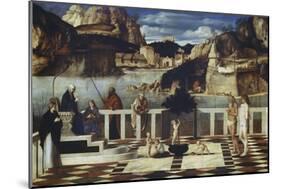 Sacred Allegory-Giovanni Bellini-Mounted Giclee Print