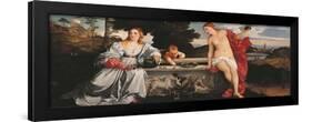 Sacred and Profane Love-Titian (Tiziano Vecelli)-Framed Giclee Print