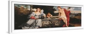 Sacred and Profane Love-Titian (Tiziano Vecelli)-Framed Premium Giclee Print