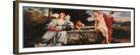 Sacred and Profane Love-Titian (Tiziano Vecelli)-Framed Premium Giclee Print