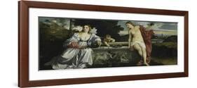 Sacred and Profane Love-Titian (Tiziano Vecelli)-Framed Giclee Print