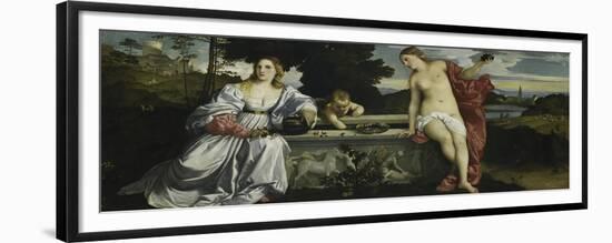 Sacred and Profane Love-Titian (Tiziano Vecelli)-Framed Giclee Print