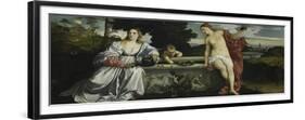 Sacred and Profane Love-Titian (Tiziano Vecelli)-Framed Giclee Print