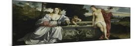 Sacred and Profane Love-Titian (Tiziano Vecelli)-Mounted Giclee Print