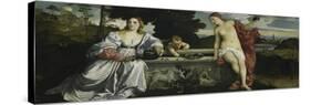 Sacred and Profane Love-Titian (Tiziano Vecelli)-Stretched Canvas