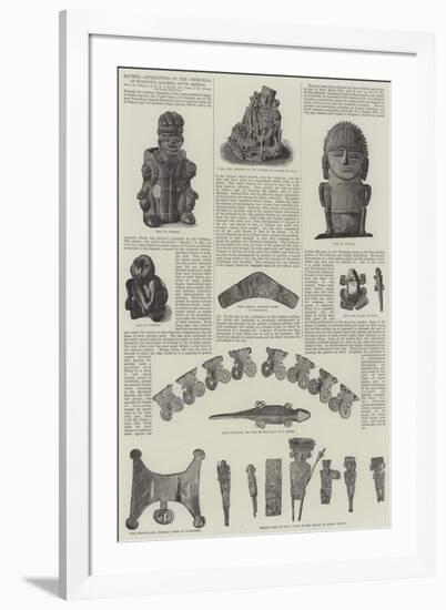 Sacred Antiquities of the Chibchas, at Guatavita, Colombia, South America-null-Framed Giclee Print