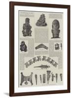 Sacred Antiquities of the Chibchas, at Guatavita, Colombia, South America-null-Framed Giclee Print