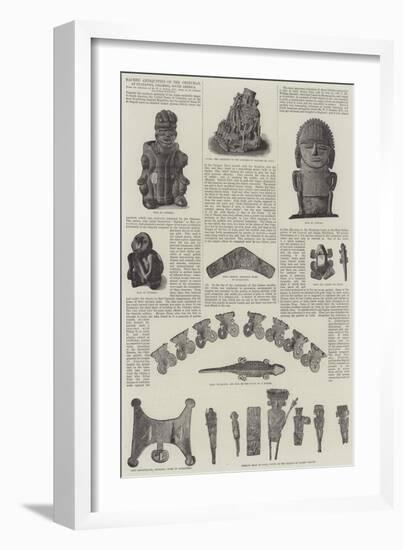 Sacred Antiquities of the Chibchas, at Guatavita, Colombia, South America-null-Framed Giclee Print