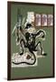 Sacred Ape-Jean-Michel Basquiat-Framed Giclee Print