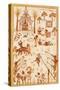 Sacred Ceremony, Miniature, India 17th Century-null-Stretched Canvas