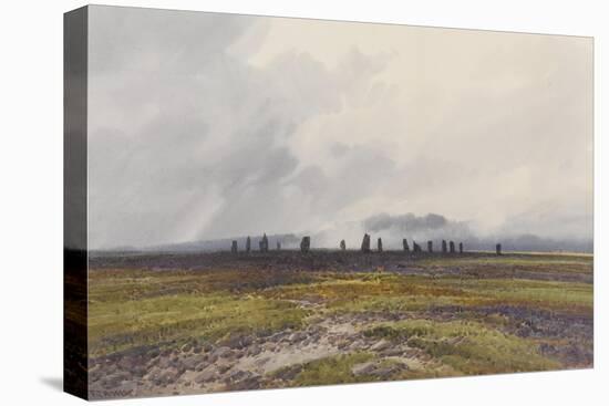 Sacred Circle, Mis Tor, Langstone Moor, Dartmoor , C.1895-96-Frederick John Widgery-Stretched Canvas