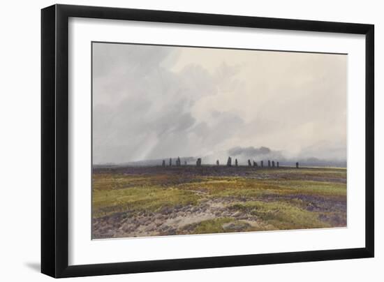 Sacred Circle, Mis Tor, Langstone Moor, Dartmoor , C.1895-96-Frederick John Widgery-Framed Giclee Print