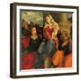 Sacred Conversation, Sacred Family with St Catherine and St John the Baptist-Palma the Elder-Framed Giclee Print