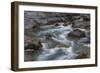 Sacred Dancing Cascade in McDonald Creek in Glacier National Park, Montana, USA-Chuck Haney-Framed Photographic Print