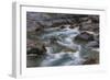 Sacred Dancing Cascade in McDonald Creek in Glacier National Park, Montana, USA-Chuck Haney-Framed Photographic Print